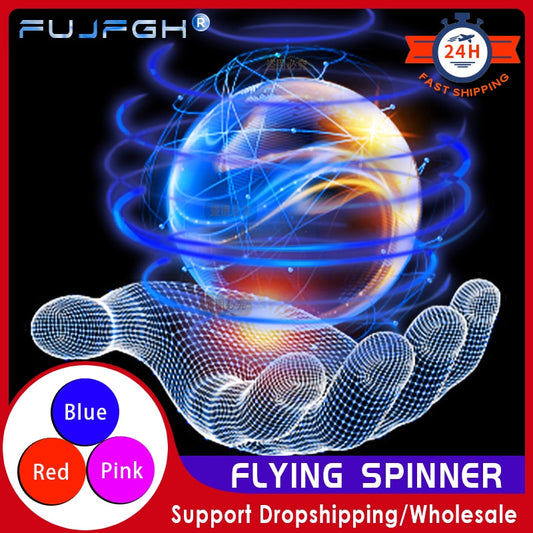 Flying Ball Boomerang Flyorb Magic With LED Lights Drone Hover Ball Fly Nova Orb Flying Spinner Fidget Toys Children Family Gift